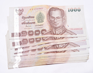 Image showing Thailand money on white