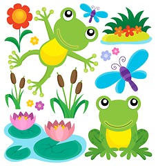 Image showing Frog thematic set 1