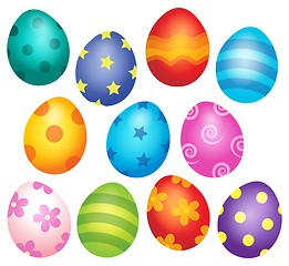 Image showing Decorated Easter eggs theme image 1