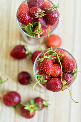 Image showing Fresh ripe strawberry