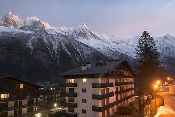 Image showing night scene of mountain landscape