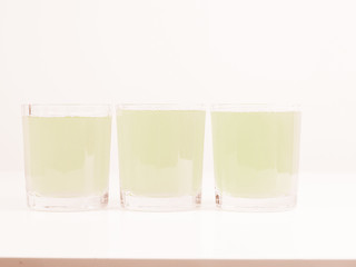 Image showing  Green apple juice vintage