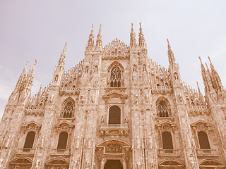 Image showing Duomo, Milan vintage