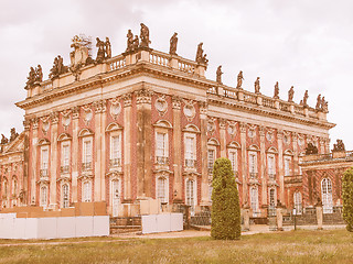 Image showing Neues Palais in Potsdam vintage