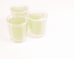 Image showing  Green apple juice vintage