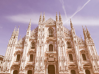 Image showing Duomo, Milan vintage