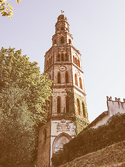 Image showing Moncanino Tower in San Mauro vintage