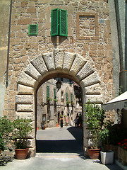 Image showing tuscan archway