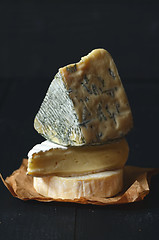 Image showing Different kinds of cheeses