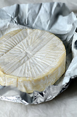 Image showing Whole round camembert cheese