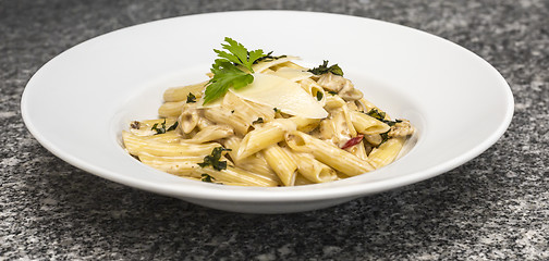 Image showing Plate with Pasta