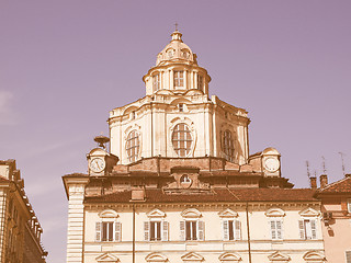 Image showing San Lorenzo church, Turin vintage