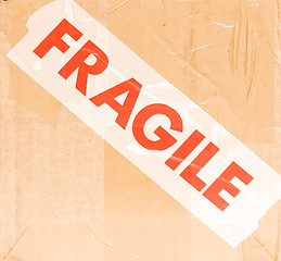 Image showing  Fragile picture vintage