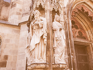 Image showing Thomaskirche Leipzig vintage