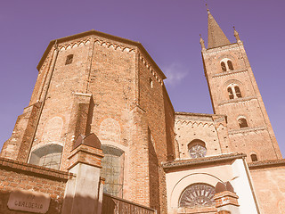 Image showing San Domenico church in Chieri vintage