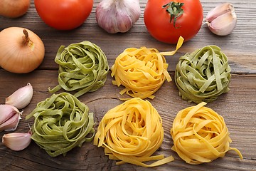 Image showing Tagliatelle pasta.