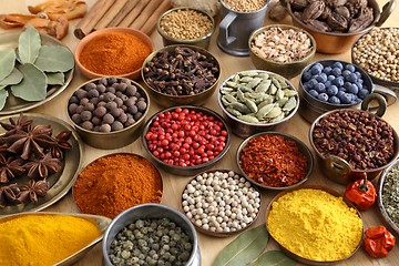 Image showing Spices and herbs.