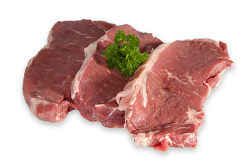 Image showing Raw Beef Steaks