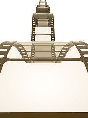 Image showing vintage film strip