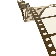 Image showing vintage film strip