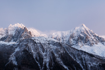 Image showing night scene of mountain landscape