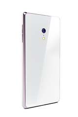 Image showing Back view of smartphone