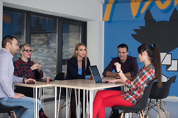 Image showing startup business team on meeting