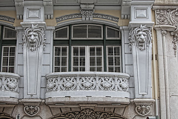 Image showing Architectural detail in Lisbon, Portugal.