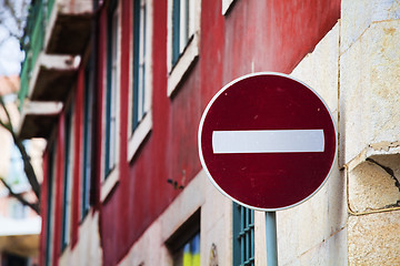 Image showing road sign