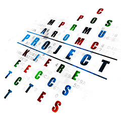 Image showing Business concept: Project in Crossword Puzzle