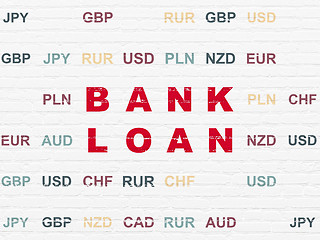 Image showing Money concept: Bank Loan on wall background