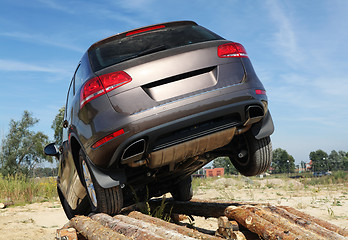 Image showing car in cross-country conditions