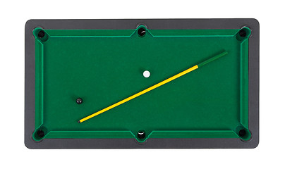 Image showing Miniature billiard table