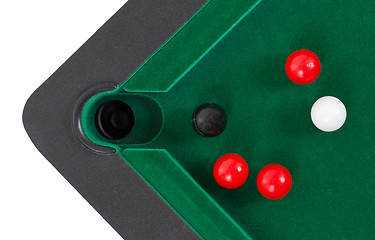 Image showing Miniature billiard table