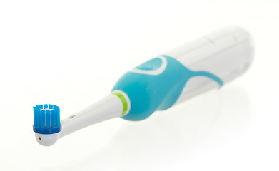 Image showing Electric toothbrush isolated