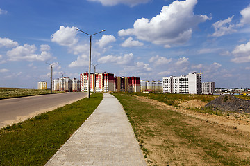 Image showing construction   residential house