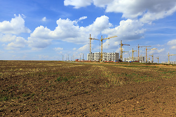 Image showing building construction,  city