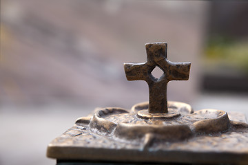 Image showing Closeup of a crucifix