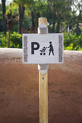 Image showing Stroller park