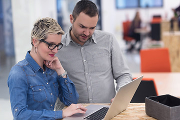 Image showing startup business team on meeting at modern office