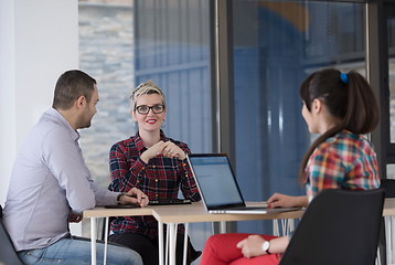 Image showing startup business team on meeting