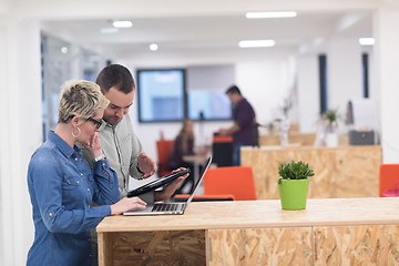 Image showing startup business team on meeting at modern office