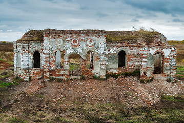 Image showing Broken church in Romanovo village. Tyumen region