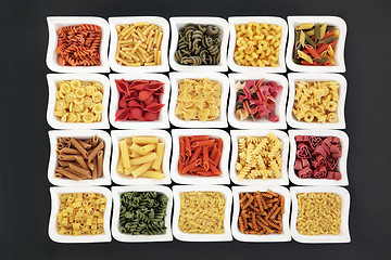 Image showing Dried Pasta Varieties