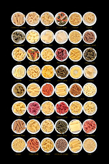 Image showing Italian Pasta Spaghetti Collection