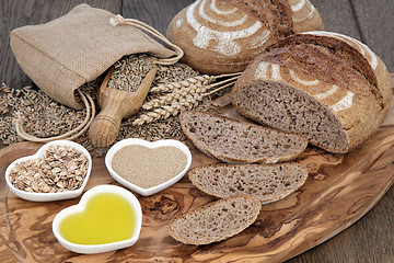 Image showing Rustic Bread Still Life