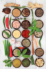 Image showing Culinary Herbs and Spices 