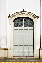 Image showing  italy  lombardy     in  the milano old   church  door    paveme