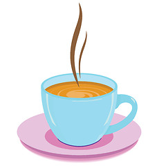 Image showing cup of hot drink