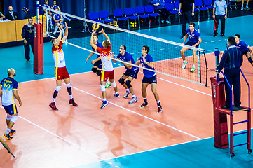 Image showing Male competitions in volleyball